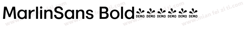 MarlinSans Bold字体转换